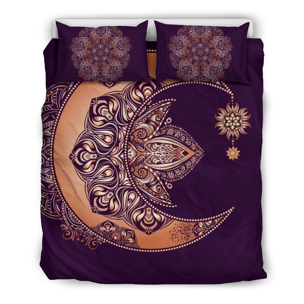 Sun Moon Mandala Duvet Cover Bedding Set