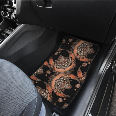 Sun Moon Mandala Front and Back Car Floor Mats