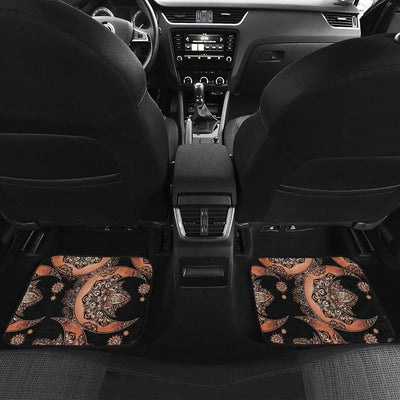 Sun Moon Mandala Front and Back Car Floor Mats