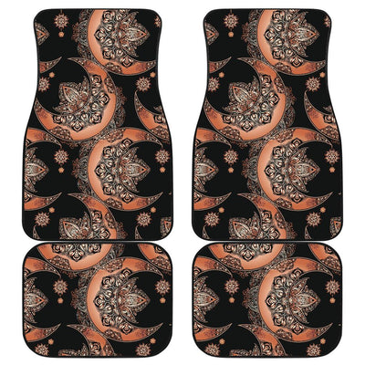 Sun Moon Mandala Front and Back Car Floor Mats