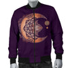 Sun Moon Mandala Men Casual Bomber Jacket