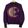 Sun Moon Mandala Men Casual Bomber Jacket