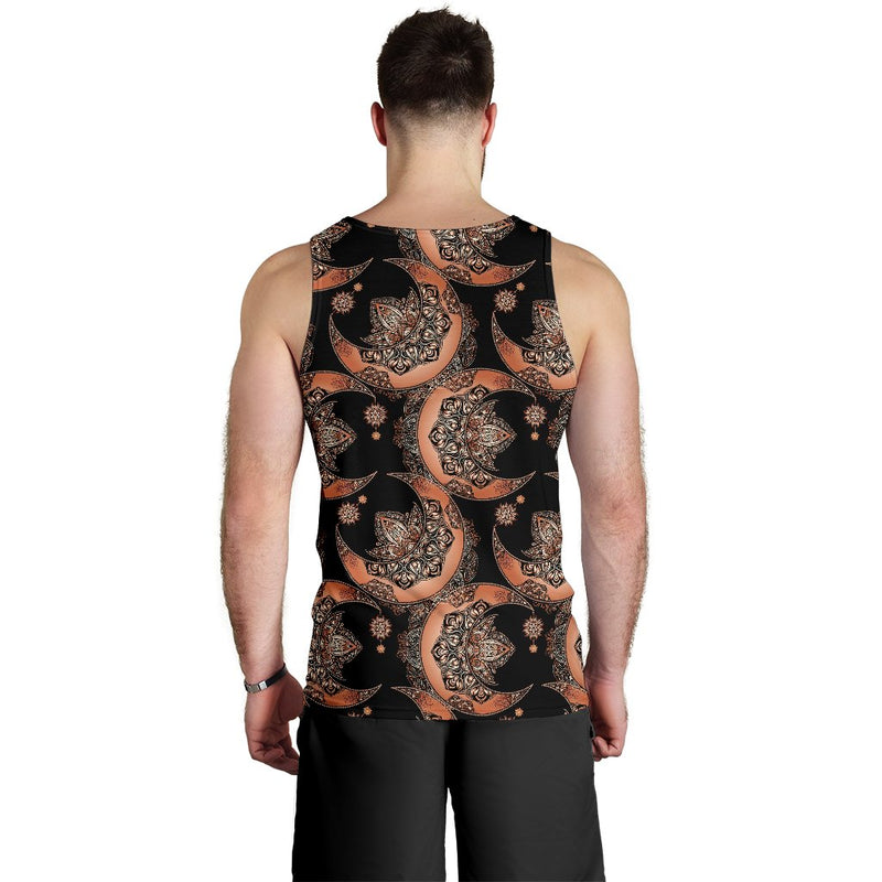 Sun Moon Mandala Men Tank Top