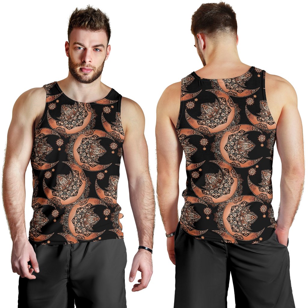 Sun Moon Mandala Men Tank Top