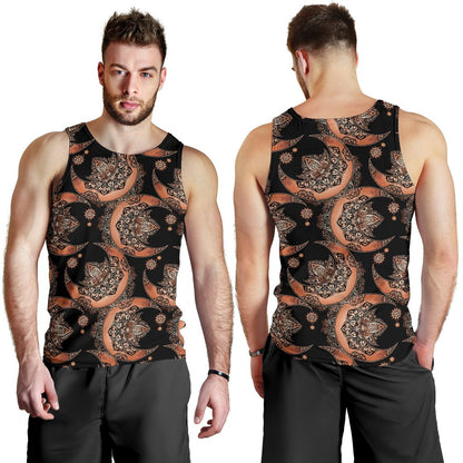 Sun Moon Mandala Men Tank Top
