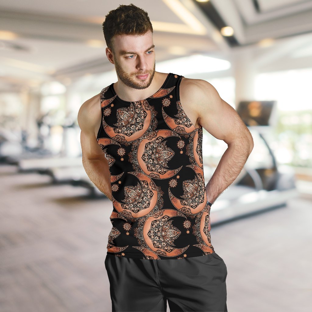 Sun Moon Mandala Men Tank Top