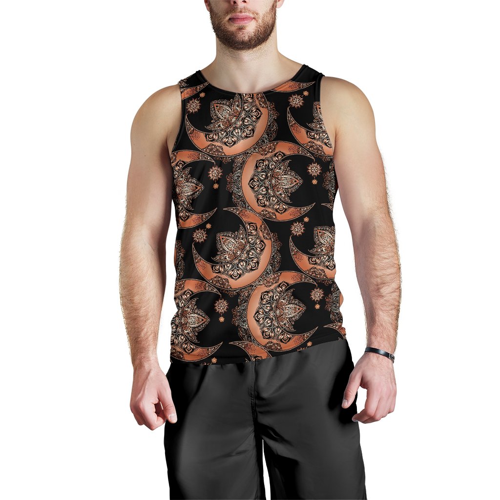 Sun Moon Mandala Men Tank Top