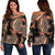 Sun Moon Mandala Off Shoulder Sweatshirt