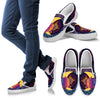 Sun Moon Mandala Rainbow Men Canvas Slip On Shoes