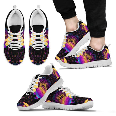 Sun Moon Mandala Rainbow Men Sneakers