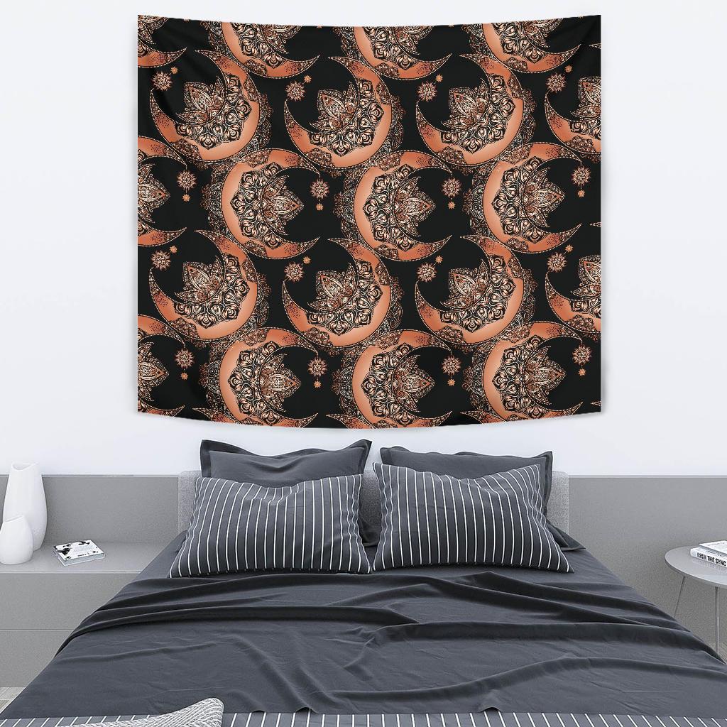 Sun Moon Mandala Tapestry