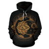 Sun Moon mandala Third eye All Over Print Hoodie-Recovered