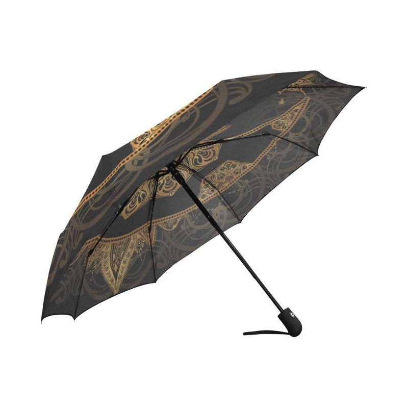 Sun Moon mandala Third eye Automatic Foldable Umbrella