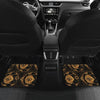 Sun Moon mandala Third eye Front and Back Car Floor Mats