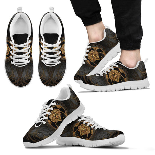 Sun Moon mandala Third eye Men Sneakers