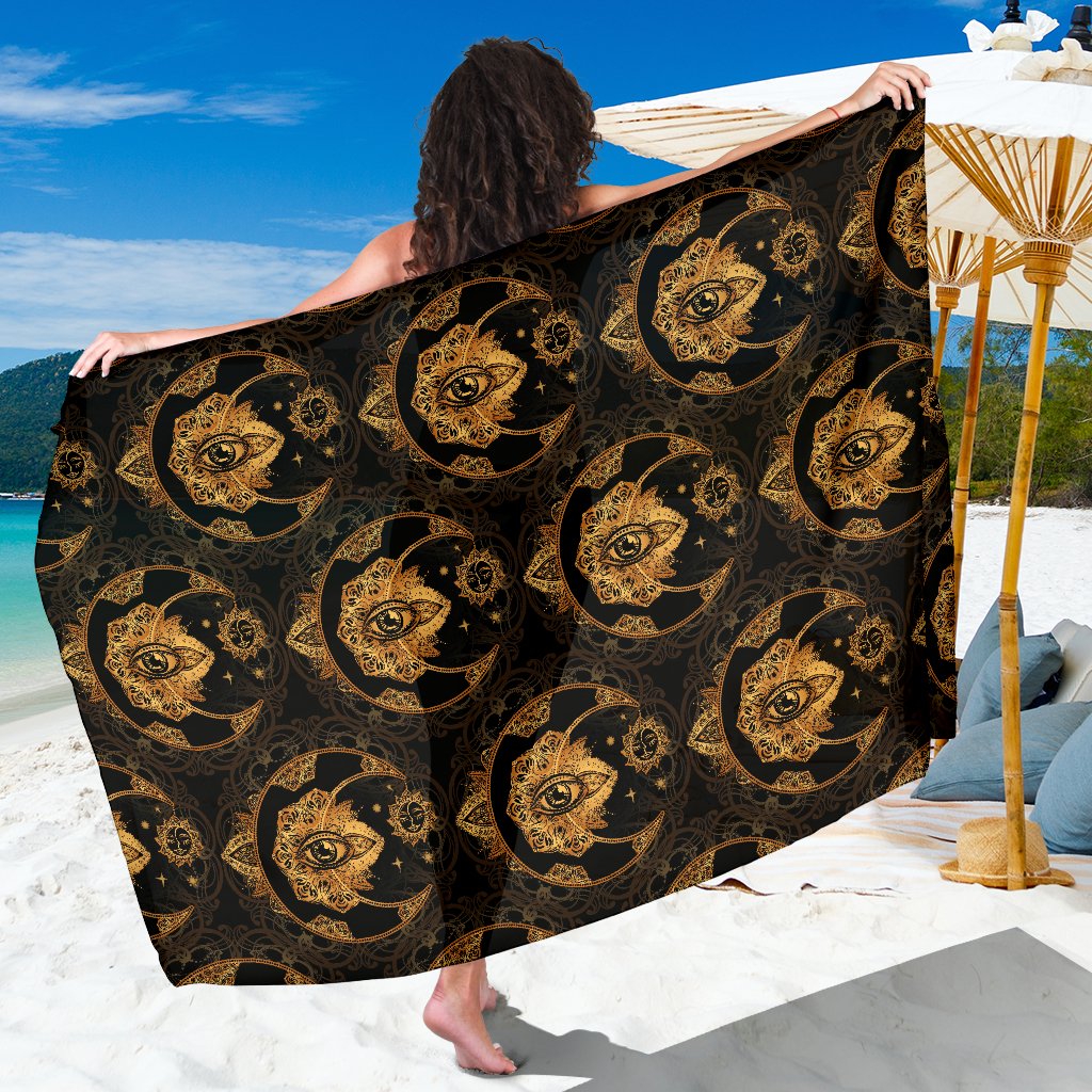 Sun Moon Mandala Third Eye Sarong Pareo Wrap