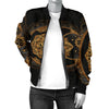 Sun Moon Mandala Third Eye Women Casual Bomber Jacket