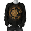 Sun Moon Mandala Third Eye Women Crewneck Sweatshirt