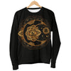 Sun Moon Mandala Third Eye Women Crewneck Sweatshirt