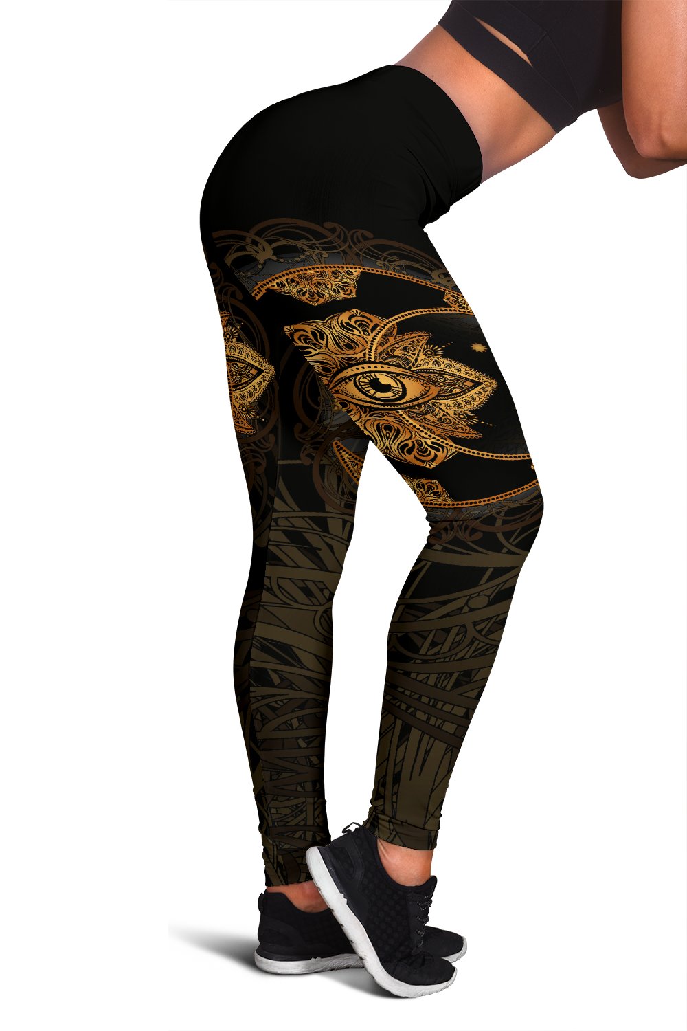 Sun Moon Mandala Third Eye Women Leggings