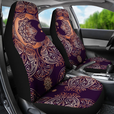 Sun Moon Mandala Universal Fit Car Seat Covers