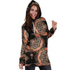 Sun Moon Mandala Women Hoodie Dress