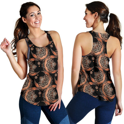 Sun Moon Mandala Women Racerback Tank Top