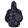 Sun Moon Pattern All Over Zip Up Hoodie