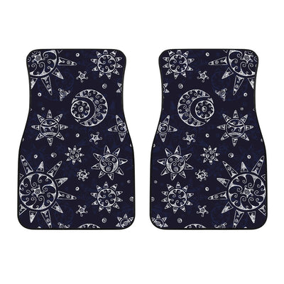 Sun Moon Pattern Car Floor Mats