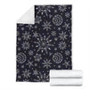 Sun Moon Pattern Fleece Blanket