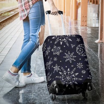 Sun Moon Pattern Luggage Cover Protector