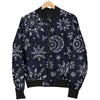 Sun Moon Pattern Men Casual Bomber Jacket