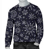 Sun Moon Pattern Men Crewneck Sweatshirt