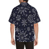 Sun Moon Pattern Men Hawaiian Shirt