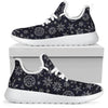 Sun Moon Pattern Mesh Knit Sneakers Shoes