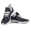 Sun Moon Pattern Mesh Knit Sneakers Shoes