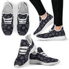 Sun Moon Pattern Mesh Knit Sneakers Shoes