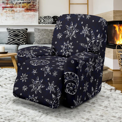 Sun Moon Pattern Recliner Slipcover-JORJUNE.COM