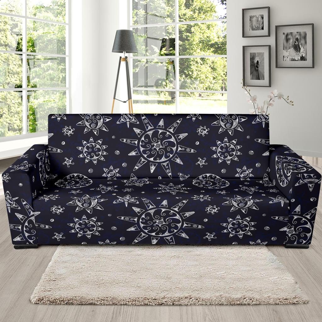 Sun Moon Pattern Sofa Slipcover-JORJUNE.COM