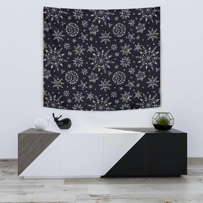 Sun Moon Pattern Tapestry