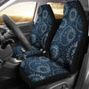 Sun Moon Tattoo Design Themed Print Universal Fit Car Seat Covers-JorJune