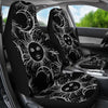 Sun Moon White Design Themed Print Universal Fit Car Seat Covers-JorJune
