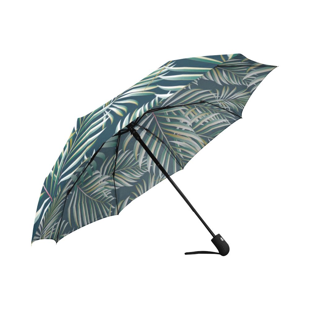 Sun Spot Tropical Palm Automatic Foldable Umbrella