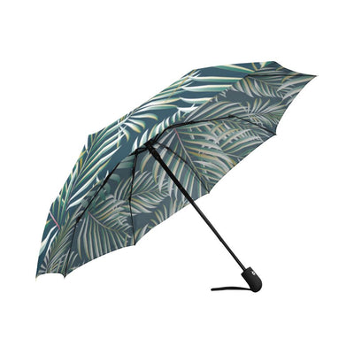 Sun Spot Tropical Palm Automatic Foldable Umbrella