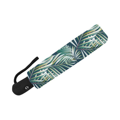 Sun Spot Tropical Palm Automatic Foldable Umbrella