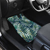 Sun Spot Tropical Palm Leaves hower Curtain Front and Back Car Floor Mats