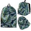 Sun Spot Tropical Palm Leaves Hower Curtain Premium Backpack