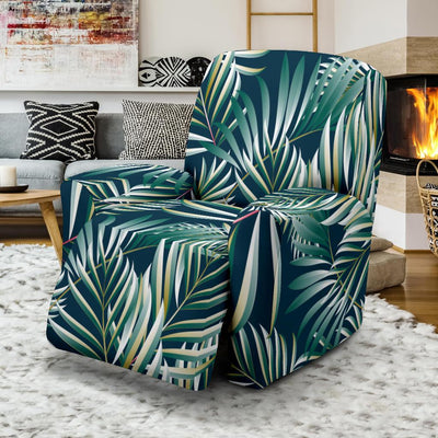 Sun Spot Tropical Palm Leaves hower Curtain Recliner Slipcover-JORJUNE.COM