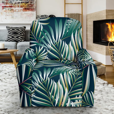 Sun Spot Tropical Palm Leaves hower Curtain Recliner Slipcover-JORJUNE.COM