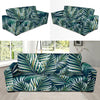 Sun Spot Tropical Palm Leaves hower Curtain Sofa Slipcover-JORJUNE.COM